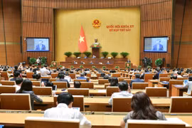 Quốc hội làm việc ngày 22/11. (Ảnh: CTV/Vietnam+)