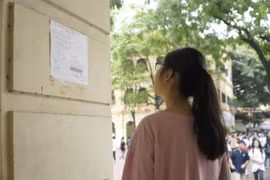 Học sinh dự thi vào lớp 10. (Ảnh: PV/Vietnam+)