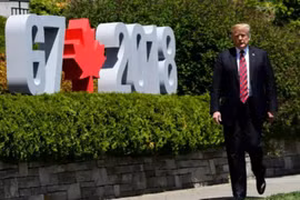 Tổng thống Mỹ Trump tại Canada. (Nguồn: cbc.ca)