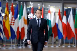 Tổng thống Pháp Emmanuel Macron.. (Nguồn: THX/TTXVN)