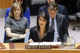 Đại sứ Mỹ tại Liên hợp quốc Nikki Haley. (Nguồn: AFP/TTXVN)
