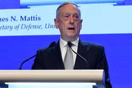 Bộ trưởng Quốc phòng Mỹ James Mattis. (Nguồn: AFP/TTXVN)