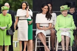 Meghan Markle tiếp tục “đốn tim” với thiết kế của Givenchy