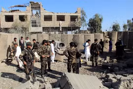 Hiện trường vụ tấn công của Taliban nhằm vào lực lượng cảnh sát Afghanistan. Ảnh minh họa. (Nguồn: NY Times)