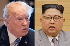 Tổng thống Mỹ Donald Trump và nhà lãnh đạo Triều Tiên Kim Jong-un. (Nguồn: New York Post)