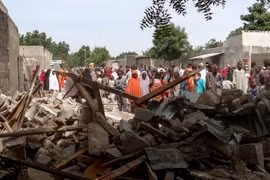 Hiện trường một vụ đánh bom liều chết vào nhà thờ Hồi giáo tại Nigeria. Ảnh minh họa. (Nguồn: AFP/TTXVN)