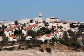 Khu định cư của Israel tại Maale Adumim, Bờ Tây. (Nguồn: AFP/TTXVN)