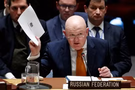 Đại sứ Nga Vassily Nebenzia. (Nguồn: AFP/TTXVN)