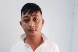 Bị can Nguyễn Văn Út tại cơ quan điều tra. (Ảnh: TTXVN phát)