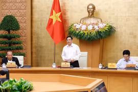 Thủ tướng Phạm Minh Chính phát biểu khai mạc phiên họp. (Ảnh: Dương Giang/TTXVN) 