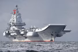Tàu sân bay Liêu Ninh của Trung Quốc. (Nguồn: AFP)