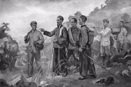 Ngày 28/1/1941, lãnh tụ Nguyễn Ái Quốc và các đồng chí Lê Quảng Ba, Phùng Chí Kiên, Thế An, Đặng Văn Cáp, Hoàng Văn Lộc vượt qua mốc 108 biên giới Việt Nam-Trung Quốc về đến Pác Bó (xã Trường Hà, Hà Quảng, Cao Bằng), một nơi bí mật có hàng rào quần chúng 