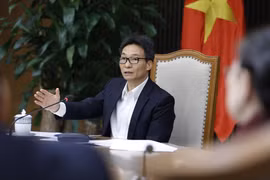 Phó Thủ tướng Vũ Đức Đam, Chủ tịch Uỷ ban Quốc gia về người cao tuổi Việt Nam chủ trì hội nghị. (Ảnh: Dương Giang/TTXVN)