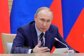Tổng thống Nga Vladimir Putin. (Nguồn: AFP/TTXVN)
