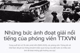 [Infographics] Những bức ảnh nổi tiếng của phóng viên TTXVN