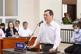 Bị cáo Vũ Huy Hoàng. (Ảnh: Phạm Kiên/TTXVN)