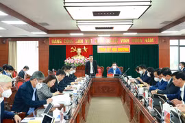 Quang cảnh buổi làm việc. (Ảnh: Phương Hoa/TTXVN)
