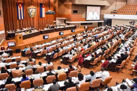 Toàn cảnh một phiên họp Quốc hội Cuba ở La Habana. (Nguồn: AFP/TTXVN)