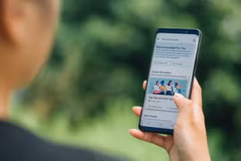 Giao diện công cụ Preventive Healt của Facebook. (Nguồn: Facebook)