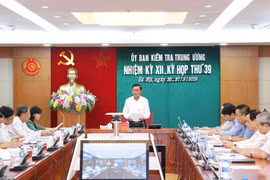 Quang cảnh kỳ họp Ủy ban kiểm tra Trung ương. (Ảnh: Phương Hoa/ TTXVN)