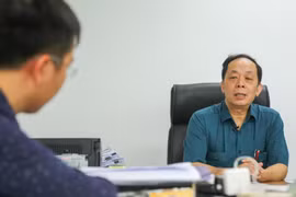 Ông Đào Huy Giám, Tổng thư ký Diễn đàn Kinh tế Tư nhân Việt Nam trả lời phỏng vấn. (PV/Vietnam+)