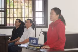 Bị cáo Nguyễn Thị Thanh Sương tại phiên xét xử. (Ảnh: Nguyễn Thành/TTXVN)