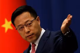 Người phát ngôn Bộ Ngoại giao Trung Quốc Triệu Lập Kiên. (Ảnh: AFP/TTXVN)
