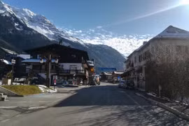 Khu nghỉ dưỡng Contamines-Montjoie ở Pháp. (Ảnh: AFP)