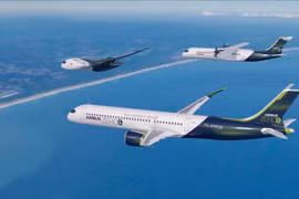 Airbus ra mắt các mẫu máy bay concept sử dụng nhiên liệu sạch