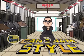 Một cảnh trong ca khúc "Gangnam Style". (Ảnh: Youtube)