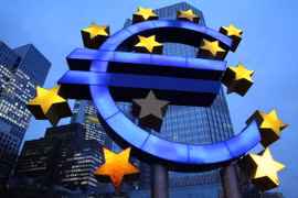 Eurozone đang đứng trước nguy cơ giảm phát. (Ảnh: Getty)