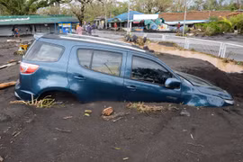 Philippines chịu nhiều thiệt hại do siêu bão Goni. (Ảnh: AFP/TTXVN)