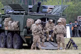 Cuộc tập trận Saber Strike 2017. (Nguồn: Reuters)