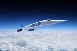 Máy bay siêu thanh Overture của công ty Boom Supersonic. (Nguồn: PA)