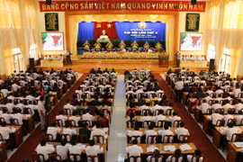Quang cảnh Đại hội, sáng 21/10. (Ảnh: Công Mạo/TTXVN)