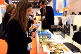 Gian Việt Nam tại WTM 2015. (Ảnh: Đỗ Sinh/Vietnam+)