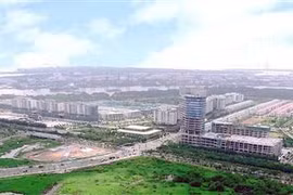 Khu đô thị mới Thủ Thiêm. (Ảnh: Quang Nhựt/TTXVN)
