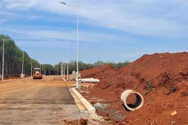 Một dự án đầu tư công tại Bà Rịa-Vũng Tàu. (Ảnh: Hoàng Nhị/TTXVN)