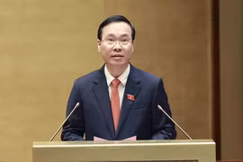 Chủ tịch nước Võ Văn Thưởng phát biểu. (Ảnh: TTXVN)