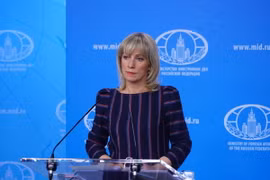 Người phát ngôn Bộ Ngoại giao Nga Maria Zakharova. (Nguồn: TASS/TTXVN)