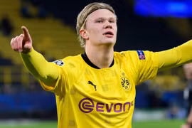 Haaland đi vào lịch sử Champions League. (Nguồn: Getty Images)