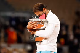 Nadal giành chức vô địch Roland Garros. (Nguồn: AP)
