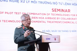 Thử nghiệm công nghệ rửa đất để xử lý dioxin tại sân bay Biên Hòa