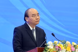 Thủ tướng Nguyễn Xuân Phúc, Chủ tịch ASEAN 2020 phát biểu. (Ảnh: Thống Nhất/TTXVN)