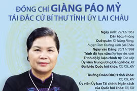 [Infographics] Bí thư Tỉnh ủy Lai Châu khóa XIV Giàng Páo Mỷ 