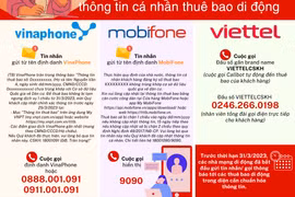 Cách tránh những cuộc gọi lừa đảo thông tin cá nhân thuê bao di động