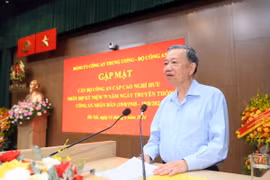 Tổng Bí thư, Chủ tịch nước Tô Lâm phát biểu. (Ảnh: TTXVN phát)