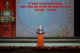 Tổng Bí thư, Chủ tịch nước Tô Lâm phát biểu tại lễ kỷ niệm. (Ảnh: Lâm Khánh/TTXVN)