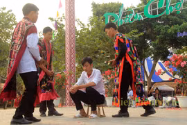 Nghi thức Lễ cấp sắc của đồng bào Dao. (Nguồn: Dienbientv)