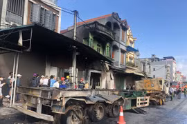 Hiện trường vụ tai nạn. (Nguồn: Plo.vn)